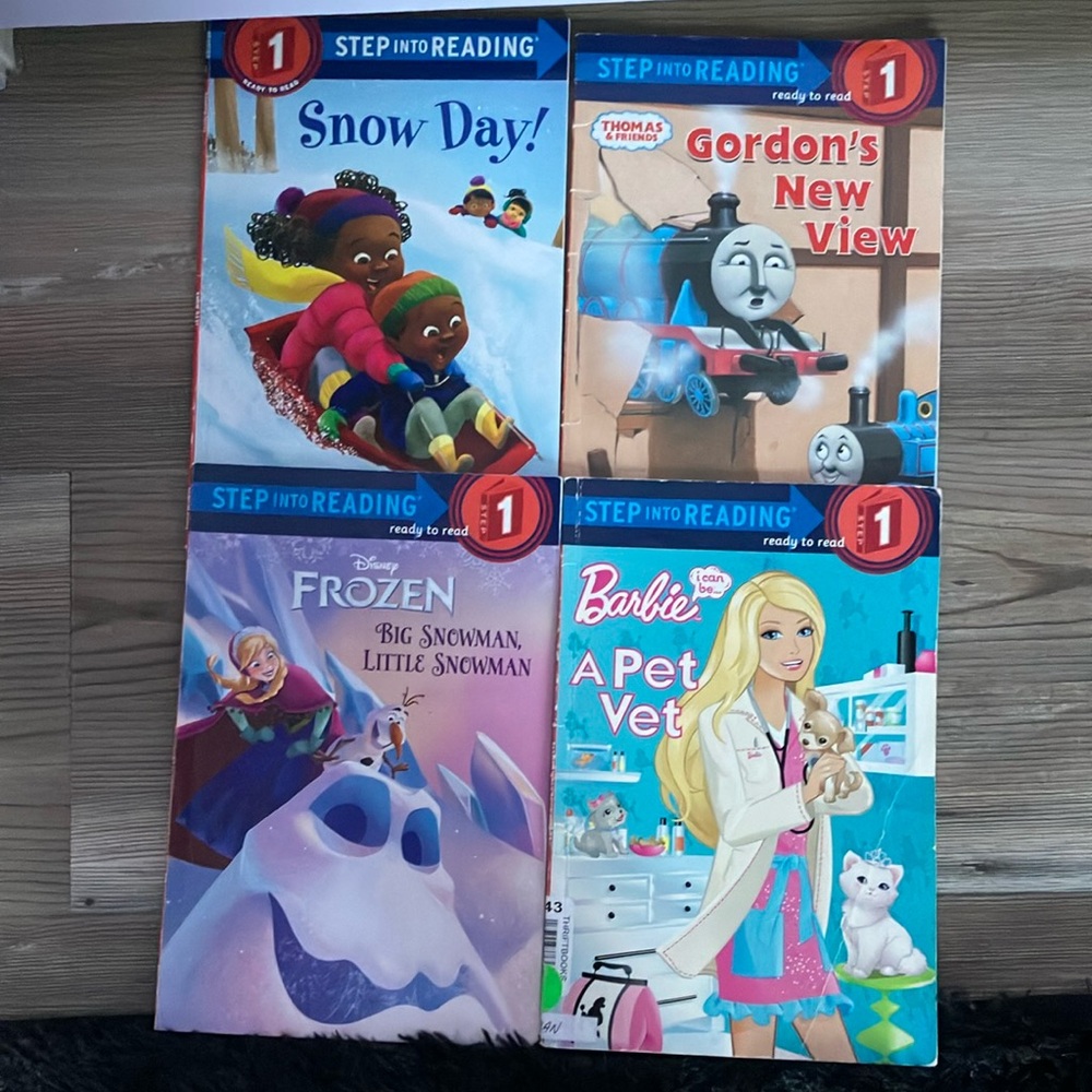 Children's Book Set - Snow Day, Gordon's New View, Frozen, Barbie